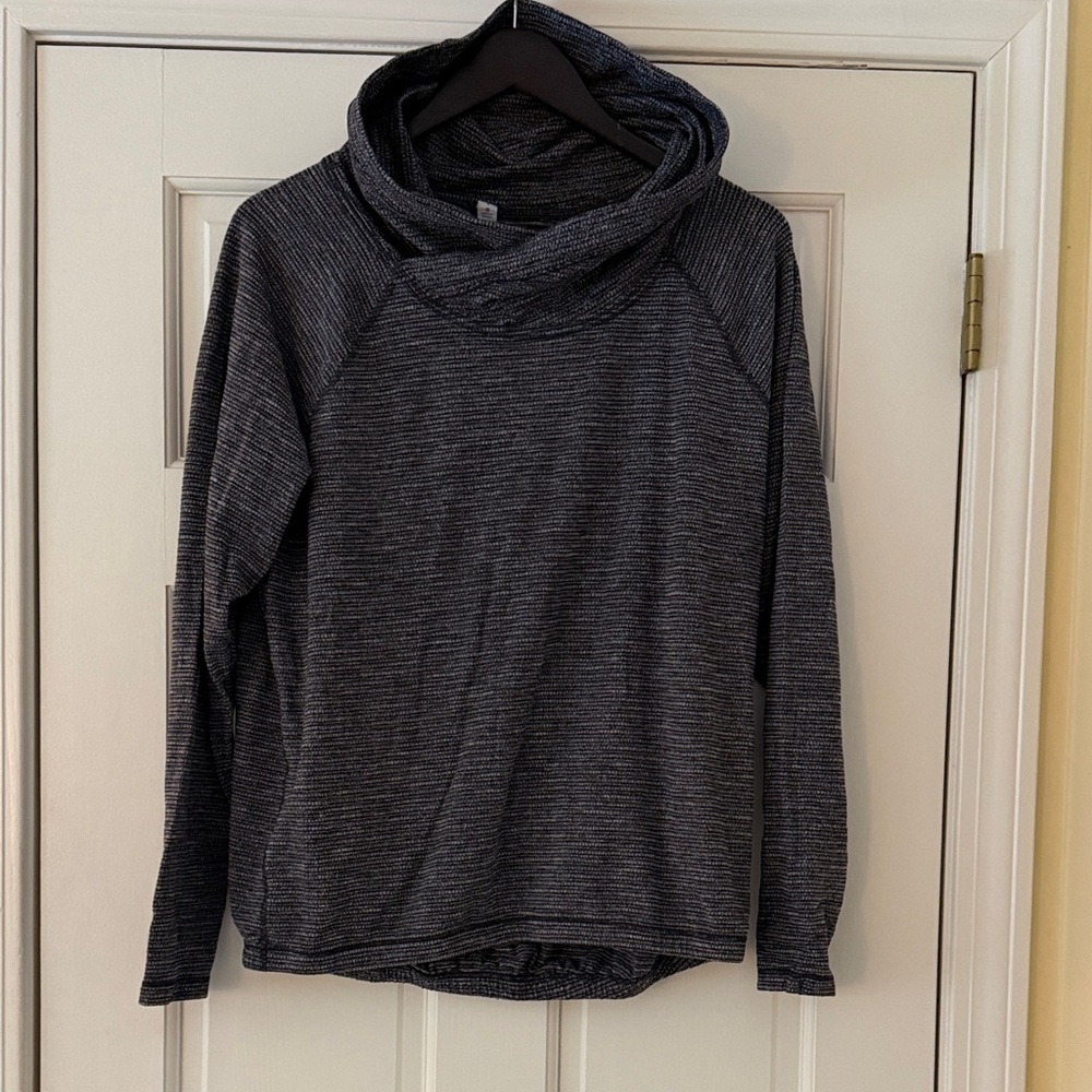 lululemon athletica Charcoal Cowl/Funnel Sweater